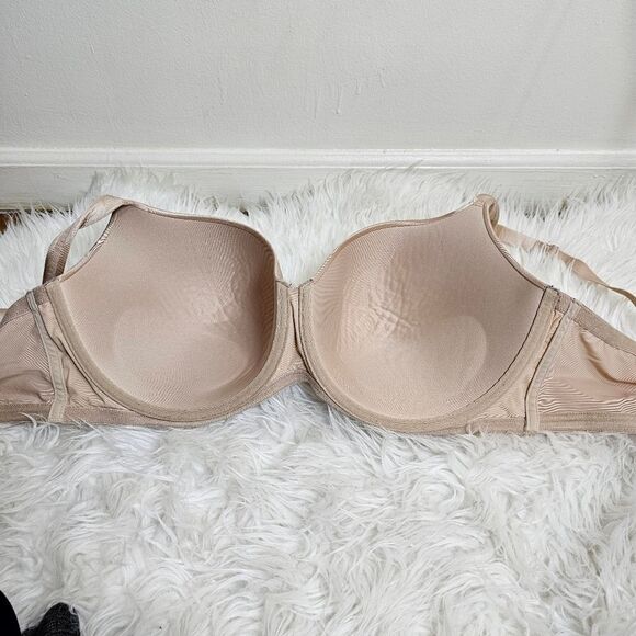 Cacique 44DDD Smooth Balconette Bra Nude Underwire - Picture 6 of 8